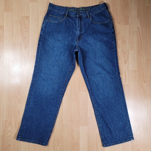Tommy Bahama Classic Fit Jeans Men's Size 38x30 Dark‎ Wash Denim Pants - Picture 1 of 9